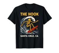 Santa Cruz The Hook Vintage Uomo Surf Skateboard Maglietta