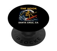 Santa Cruz The Hook Vintage Uomo Surf Skateboard PopSockets PopGrip Adesivo