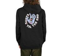 Santa Cruz Til The End Mano Pullover con Cappuccio - Nero