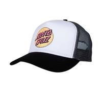 Santa Cruz Wagon Dot Mesh Cap - Bianco/Grigio, Bianco, osz, bianco, Taglia unica