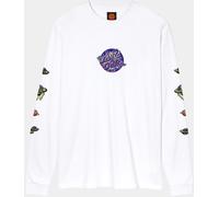 Santa Cruz Winkowski Dope Planet 2 Dot Front LS Maglietta SCM-L3406 M Bianco