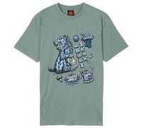 Santa Cruz - Winkowski Jaguar T-Shirt - T-shirt S turchese