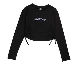 Santa Cruz - Women's Love Script Strip Tie L/S Top - Maglia a manica lunga 10 nero