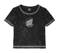 Santa Cruz - Women's Moon Dot Reflection Front T-Shirt - T-shirt 12 nero