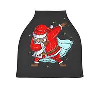 Santa Danza Natale Auto per Bambini Passeggino Tettoia Copri Seggiolino Copertura Infermieristica per L'Allattamento Al Seno All-In-1 Morbido Traspirante Elastica Tettuccio
