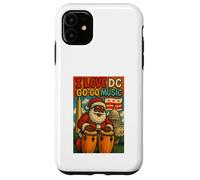 Santa DC Go-Go Music- Abbigliamento urbano per le vacanze Custodia per iPhone 11