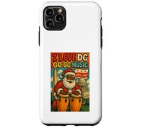 Santa DC Go-Go Music- Abbigliamento urbano per le vacanze Custodia per iPhone 11 Pro Max