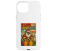 Santa DC Go-Go Music- Abbigliamento urbano per le vacanze Custodia per iPhone 15 Plus