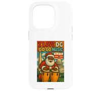 Santa DC Go-Go Music- Abbigliamento urbano per le vacanze Custodia per iPhone 15 Pro