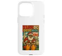 Santa DC Go-Go Music- Abbigliamento urbano per le vacanze Custodia per iPhone 15 Pro Max