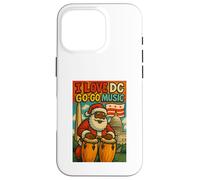 Santa DC Go-Go Music- Abbigliamento urbano per le vacanze Custodia per iPhone 16 Pro