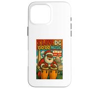 Santa DC Go-Go Music- Abbigliamento urbano per le vacanze Custodia per iPhone 16 Pro Max