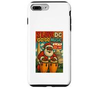 Santa DC Go-Go Music- Abbigliamento urbano per le vacanze Custodia per iPhone 7 Plus/8 Plus