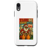 Santa DC Go-Go Music- Abbigliamento urbano per le vacanze Custodia per iPhone XR