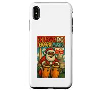 Santa DC Go-Go Music- Abbigliamento urbano per le vacanze Custodia per iPhone XS Max