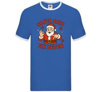 Santa Dice Sei Sette 6-7 - Ringer Uomo - Sei Sette Meme Brainrot Divertente 6 7