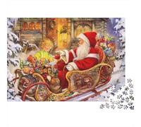Santa donando mela Puzzle 1000 Pezzi Regali Per Gli Amanti E Gli Amici Santa donando mela to Kids Giochi Educativo E Giocattoli Sfida Regalo Intrattenimento Creativo Für Erwachsene Und Kinder Ab 8 Jah