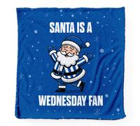 Santa È Un Fan Del Mercoledì - Coperta Di Pile Di Lusso 150Cm X 150Cm