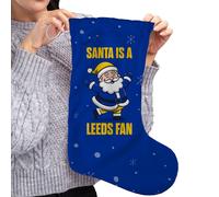 Santa È Un Tifoso Del Leeds - Calza Di Natale - Calcio