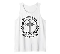 Santa Elena Prega per Noi Croce Religiosa Cattolica Canotta