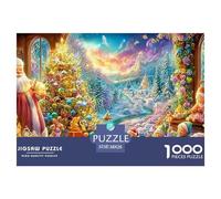 Santa, Elves And Festive Indoor Christmas Scene Puzzle Da 1000 Pezzi Christmas Style Puzzle Classici Per Bambini E Adulti 38x26cm/1000pcs