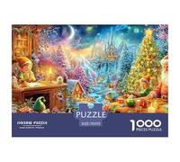 Santa, Elves Prepare Gifts by Cozy Window Puzzle Da 1000 Pezzi Christmas Style Ottimo Regalo Per Anziani, over 65, Adulti E Bambini 70x50cm/1000pcs
