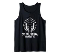 Santa Faustina Cattolica Preghiera Religiosa Devozione Canotta