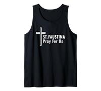 Santa Faustina Prega per Noi Croce Divina Misericordia Canotta