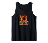 Santa Fe Adobe Tramonto Sud-Ovest Deserto Sunscape Stile Canotta