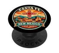 Santa Fe Nuovo Messico Alto Deserto Sole PopSockets PopGrip Adesivo