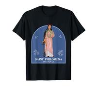 Santa Filomena Prega per Noi Cattolico Santa Cresima Patrono Maglietta