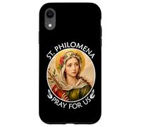 Santa Filomena prega per noi | Regalo per donne cattoliche cristiane Custodia per iPhone XR