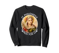 Santa Filomena Prega per Noi | Regalo per Donne cattoliche cristiane Felpa