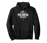 Santa Filomena Prega per noi Santa Preghiera cattolica Felpa con Cappuccio