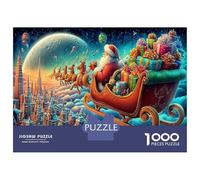 Santa Flight Jigsaw Puzzle Impossibili 1000Pcs Ocean Adventure Decorazione Per La Casa. Rilassamento E Intelligence Per Adulti E Bambini Da 12 Anni 38x26cm/1000pcs