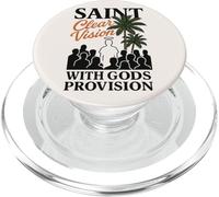 Santa Folla Fede Visione chiara Dio Fornitura Bibbia Grafico PopSockets PopGrip per MagSafe