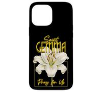 Santa Gemma Galgani Saints Catholic Lily Purity Custodia per iPhone 13 Pro Max