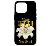 Santa Gemma Galgani Saints Catholic Lily Purity Custodia per iPhone 16 Pro