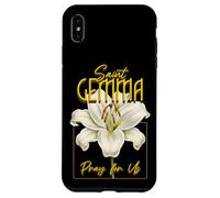 Santa Gemma Galgani Saints Catholic Lily Purity Custodia per iPhone XS Max