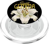 Santa Gemma Galgani Saints Catholic Lily Purity PopSockets PopGrip per MagSafe