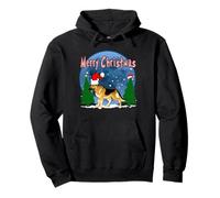 Santa German Shepherd Dog Holiday Merry Christmas Xmas Felpa con Cappuccio
