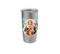 Santa Gertrude di Nivelles Bicchiere termico in acciaio inox doppia parete