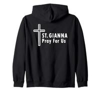 Santa Gianna Prega per Noi Santa Patronato Cattolico Felpa con Cappuccio