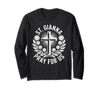 Santa Gianna Prega per Noi Santa Patronato Cattolico Maglia a Manica