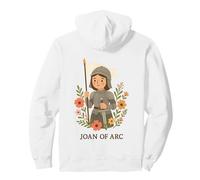 Santa Giovanna d'Arco Felpa con Cappuccio
