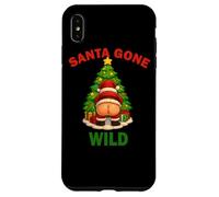 Santa Gone Wild Divertente Natale Xmas Santa Design Custodia per iPhone XS Max