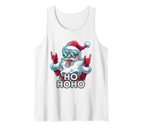 Santa Ho HoHo Camicia Divertente Rock Star Christmas Style Canotta