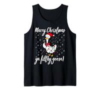 Santa is Coming Pixel Art Retro Christmas Graphic Canotta