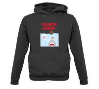 Santa Jaws Sta Arrivando In Città - Felpa Per Bambini - Divertente Film Claus