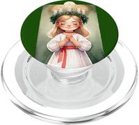 Santa Lucia Giorno Svezia Bambini Cattolica Santa Lucia Santa Lucia PopSockets PopGrip per MagSafe